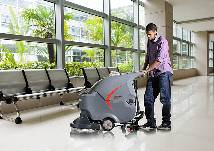 手推式洗地机适合超市用吗？